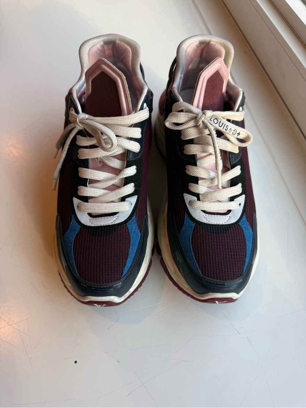 Louis Vuitton Men's Multicolor Runnaway Sneakers- Size 7